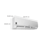 LG | 1 Ton 5 Star Split Dual Inverter AC | TSNQ14SWZE | White