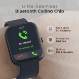 boAt Wave Arcade Bluetooth Calling Smartwatch | 1.81 Inch | Active Black