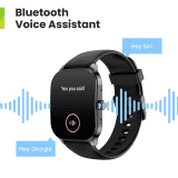 Amazfit Pop 3S Smartwatch | Silver Metal Strap