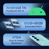 vivo T3 5G | 8GB | 128 GB | Cosmic Blue