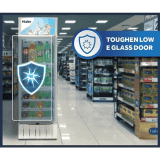 Haier HVC-375GHC | Single Door Visi Cooler | 339 Litres Net Capacity