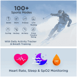 boAt Wave Arcade Bluetooth Calling Smartwatch | 1.81 Inch | Active Black