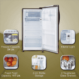 LG 201 L 3 Star Direct-Cool Single Door Refrigerator | GL-B211HSCD | Scarlet Charm