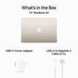 Apple MacBook Air | M3 Chip 8GB | 256GB SSD | MRYR3HN/A | 38.86 cm (15.3 inch) | Starlight