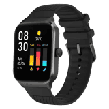 Noise ColorFit Canvas Smartwatch | Bluetooth Calling | Jet Black Strap