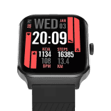 Noise ColorFit Canvas Smartwatch | Bluetooth Calling | Jet Black Strap