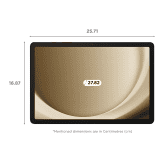 Samsung Galaxy Tab A9+ 5G | 8 GB | 128 GB | 11.0 Inch | Wi Fi+5G | Silver | SM-X216BZSEINS