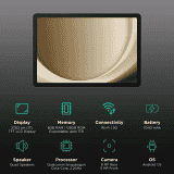 Samsung Galaxy Tab A9+ 5G | 8 GB | 128 GB | 11.0 Inch | Wi Fi+5G | Silver | SM-X216BZSEINS