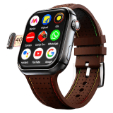 Fire-Boltt Dream Wi-Fi+4G SIM Android OS Wristphone Smartwatch | 51.3 mm | HD Display | In Built GPS | Cocoa Couture Strap