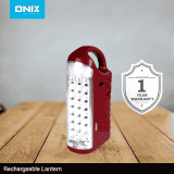 Onix OL-880 Rechargeable LED Lantern Emergency Light | Red