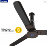 Atomberg Studio+ Ceiling Fan | 5 Star | 1200 mm | BLDC Motor with Remote | 3 Blade | Earth Brown