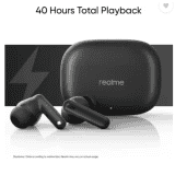 Realme Buds T300 | 40 hours Playback Bluetooth Headset | Stylish Black
