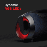 boAt Stone 1450 Portable Wireless Bluetooth Speaker | RGB LEDs | IPX5 Water Resistance | 40 W | Blue Thunder