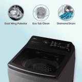 SAMSUNG Wi-Fi Enabled Fully Automatic Top Load Washing Machine | 10 kg | Brown | WA10BG4686BRTL