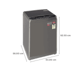 LG Inverter Turbo Drum Fully Automatic Top Loading Washing Machine | 8 Kg | 5 Star | Black | T80SNMB1Z
