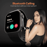 Fire-Boltt Gladiator 1.96" Biggest Display Smart Watch with Bluetooth Calling | Black