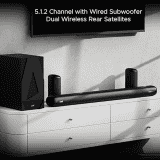 boAt Aavante Bar 5500DA 500W Bluetooth Soundbar | Dolby Atmos | 5.1.2 Channel | Premium Black