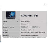 Samsung Galaxy Book Go Qualcomm Snapdragon 7c Gen 2 | 4 GB | 128 GB EMMC Storage | Windows 11 Home | Thin and Light Laptop | Silver | NP340XLA-KA1IN