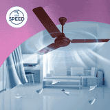 Crompton  | HS Plus | 1200 mm |  3 Blade |  HIGHS Speed  Ceiling Fan | Brown