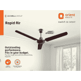 Orient Electric Rapid Air High Speed Ceiling Fan | 1200mm | 48 Inch | Brown