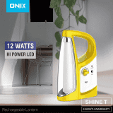 Onix | Shine-T |  Rechargeble Led |  Lantern Emergency Light | Yellow
