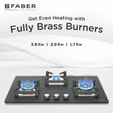 Faber BELLA 3 Burner Automatic Hob | HT 903 BR AI FFD