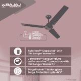 BAJAJ Classico pro Ceiling Fan | 1S | 1200 MM | 3 Blade