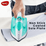 Pigeon Aluminum By Stovekraft Steam Iron Velvet |1600 Watts | Spray | Green