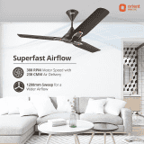 Orient | Electric Jazz Trendz  | Durable Copper Motor | 3 Blade  | 1200 mm | Ceiling Fan  | Metallic Bronze Copper  Orange