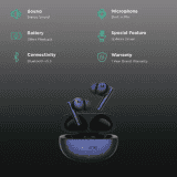 realme Buds Air 5 TWS Earbuds with Active Noise Cancellation | Dolby Atmos | Deep Sea Blue