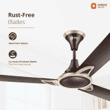 Orient |  Kiara AD | 1200mm  | 3 Blade | 1 Star | High Speed Ceiling Fan | Hickory Brown