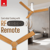 Havells Elio Prime Ceiling Fan | Bldc | Remote Controlled | 5 stars | Pinewood Pearl White