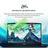 MSI Bravo 15 Gaming Laptop | AMD Ryzen 5 7535HS | 40CM FHD 144Hz Laptop | 16GB | 512GB NVMe SSD | Windows 11 Home | Nvidia GeForce RTX 3050 | GDDR6 6GB | Black