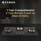 Faber Hob 3 Burner | Auto-Ignition | HOB SUPERIA HT903 BR AI