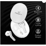 TEMPT Glider True Wireless Stereo with OxyAcoustics Pure Sound Technology Bluetooth Gaming Headset | White