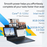 ASUS Vivobook 15 | X1504ZA-NJ521WS | Intel Core i5-1235U | 15.6" FHD | 8GB RAM/512GB SSD/Windows 11 Home | Quiet Blue