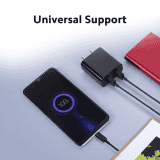Mi USB 18W Dual Port Charger | Dual USB Port | Black