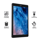 iBall iTAB BizniZ Mini | 32 GB 20.32 cm (8 inch) with Wi-Fi+4G Tablet | Coal Black