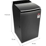 Whirlpool | 9.5 kg |  5 Star |  Fully Automatic Top Load Washing Machine |  GRAPHITE 10YMW  | Grey