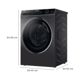 Haier | HW90-DM14959CS8U1|  9 kg | Fully Automatic Front Load Washing Machine |Dark Jade Silver