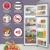 LG Double Door Refrigerator | GL-T312TPZX | 3 Star | Shiny Steel