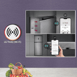 LG Double Door Refrigerator | GL-T312TPZX | 3 Star | Shiny Steel
