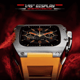 FIRE BOLTT HURACAN BSW198 | SMART WATCH | SILVER ORANGE