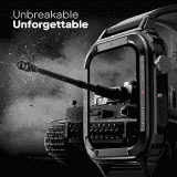 Fire-Boltt Tank 1.85 Outdoor Rugged Bluetooth Calling Smart Watch | Black