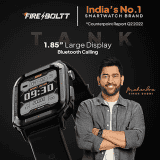 Fire-Boltt Tank 1.85 Outdoor Rugged Bluetooth Calling Smart Watch | Black