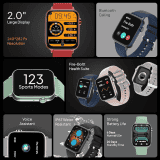 fire boltt NINJA PRO | BSW011 | Smartwatch | Grey