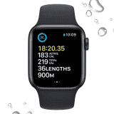 Apple Watch SE 2nd Generation | GPS 40mm | Smart watch | Midnight Aluminium Case with Midnight Sport Band