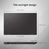 SAMSUNG Galaxy Book2 360 | NP730QED-KA1IN | Ci7 | 16GB | 512GB SSD  | WIN 11+MSO |  Graphite | NP730QED-KA1IN