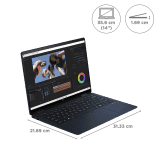 HP ENVY Thin and Light Laptop | 14-fc0078TU | 16 GB | 512 GB SSD | Windows 11 Home | Intel Core Ultra 5 125U  |  Atmospheric Blue
