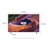 SONY | KD-75X82L | 190 cm (75 inch) | 4K Ultra HD LED Google TV with Live Colour Technology